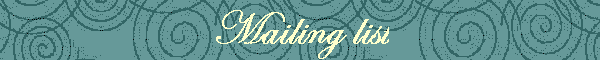 Mailing list
